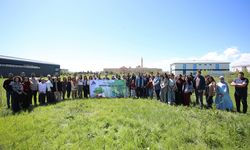 AİÇÜ’de 100 fidan toprakla buluşturuldu