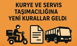 Kurye ve servis taşımacılığına yeni kurallar geldi