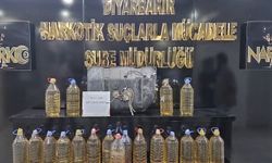 Diyarbakır'da 93 litre sıvı metamfetamin ele geçirildi