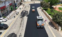 Artuklu ilçesinde asfalt çalışmaları devam ediyor