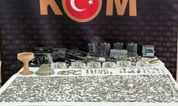 Gaziantep'te tarihi eser kaçakçılığı operasyonu: 2 gözaltı