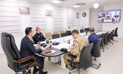 Vali Karakaya, Asayiş ve Güvenlik Toplantısına Katıldı