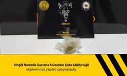 Bingöl'de "Toz Esrar" ele geçirildi