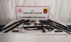 Şanlıurfa'da çok sayıda silah ve mühimmat ele geçirildi