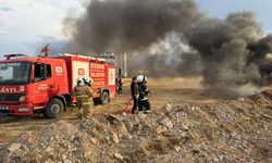Şırnak'ta  uçak yangını tatbikatı yapıldı