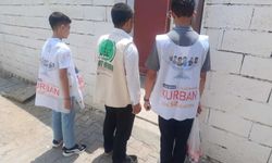 Bismil’de ihtiyaç sahibi yüzlerce aileye kurban eti ulaştırıldı