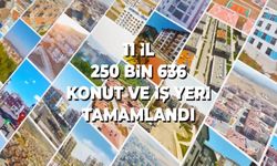 Cumhurbaşkanı Erdoğan: 250 bin konut ve işyeri tamamlandı