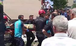 Freni patlayan kamyonet evin bahçesine girdi: 4 yaralı