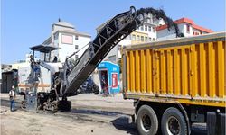 Batman'da asfaltlama çalışması