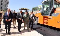 Mardin Valisi Akkoyun, yol yapım çalışmalarını inceledi