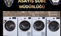 Konteyner kentteki makinaları çalan hırsızlar yakalandı