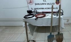 Şanlıurfa’da kaçak kazı operasyonu: 4 kişi suçüstü yakalandı