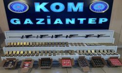 Gaziantep'te silah ve mühimmat ele geçirildi