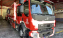 Diyarbakır’da seyir halindeyken alev alan cip küle döndü