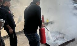 Batman'da tekstil işçilerine yangın eğitimi verildi
