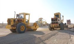 Nusaybin'de çevre yolu çalışması