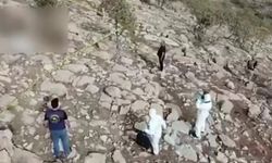 Bulunan yanmış erkek cesedi toprağa verildi