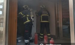 Mardin’de apartman girişindeki elektrik panosunda yangın