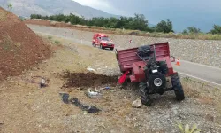 Siirt’te tarım aracı devrildi: Sürücü ağır yaralandı