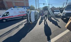 Diyarbakır’da arızalı trafik ışıkları kazaya neden oldu