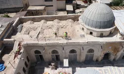 Kilis'te tarihi Ulu Cami'nin restorasyonunda sona yaklaşıldı