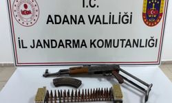 Adana'da jandarmadan silah operasyonu: 2 tutuklama