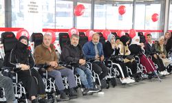 Batman'da engellilere 55 tekerlekli sandalye dağıtıldı
