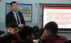 Cizre'de öğrencilere MEBİ'nin tanıtımı yapıldı