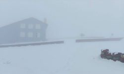 Karacadağ'a mevsimin ilk karı yağdı