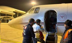 Ağrı'da rahatsızlığı artan bebek ambulans uçakla Ankara'ya nakledildi