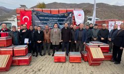 Batman'da 66 arıcıya kovan desteği sağlandı