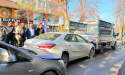 Batman'da maddi hasarlı zincirleme trafik kazası