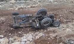 Gabar Dağı'nda traktör devrildi: 5’i ağır 13 yaralı