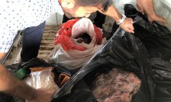 Gaziantep’te kamyonette bozuk et ele geçirildi