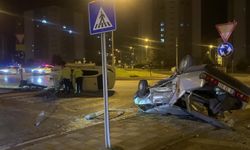 Kayseri'de iki otomobil çarpıştı: 2 yaralı