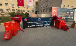 Kilis'te çiftçilere makine ve ekipman desteği