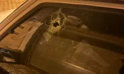 Kızıltepe’de park halindeki otomobile yorgun mermi isabet etti