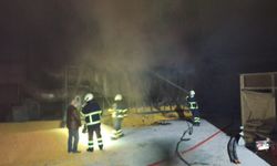 Mardin’de mısır kurutma tesisinde yangın çıktı