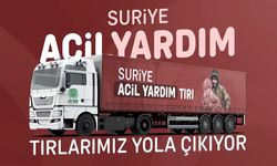 Umut Kervanı Suriye için yardım tırlarını yola çıkarıyor