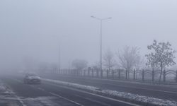 Sis Diyarbakır'ı esir aldı: Görüş mesafesi düştü, kırağı oluştu