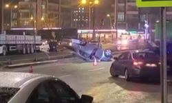 Diyarbakır'da otomobil takla attı: 1 yaralı