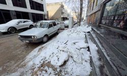 Mardin'de kaldırımlar hala temizlenmedi