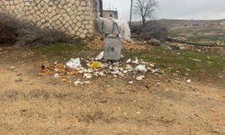 Mazıdağı'nda vatandaşlardan toplanmayan çöplere tepki