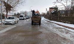 Siirt'te buzlanmaya karşı çalışmalar devam ediyor