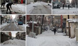 Batman'da mahalle araları kardan geçilmiyor