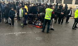 Batman'da motosikletin çarptığı yaya yaralandı