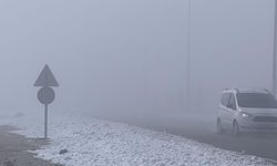 Batman'da yoğun sis... Görüş mesafesi 5 metreye düştü