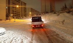 Battalgazi'de karla mücadele seferberliği