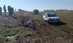 Diyarbakır'da kontrolden çıkan otomobil takla attı, 1 yaralı
