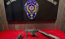 Gaziantep’te evin bodrumunda ruhsatsız silahlar ele geçirildi